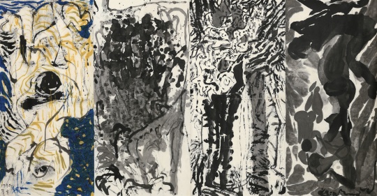 ​袁运生《心序》136×274cm 纸本水墨 1960