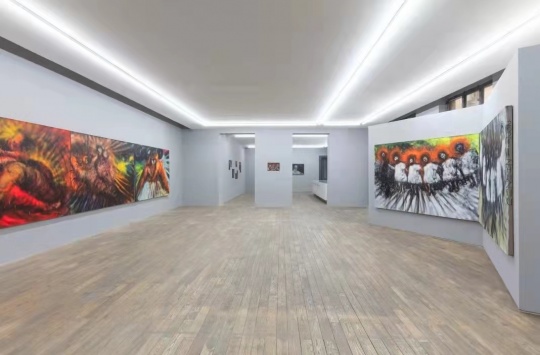 赵银鸥个展“天鹅从这里升起”展览现场
赵银鸥个展“天鹅从这里升起”展览现场