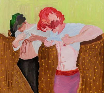 《居民-The Boys》180×200cm 布面油画 2021
《居民-The Boys》180×200cm 布面油画 2021