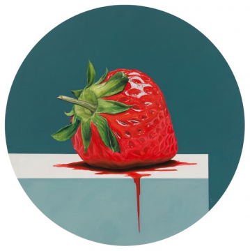 《一颗红心 VI》200x200cm 布面油画 2021
《一颗红心 VI》200x200cm 布面油画 2021