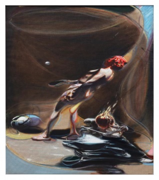 贾蔼力《变奏曲》布面油画 160 × 140 cm 2020 摄影:杨威 图片由贾蔼力工作室提供 贾蔼力《变奏曲》布面油画 160 × 140 cm 2020 摄影:杨威 图片由贾蔼力工作室提供