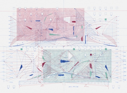 《过往 (五)》 50×68cm,宣纸水墨 2020 《过往 (五)》 50×68cm,宣纸水墨 2020