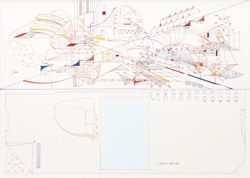 《在回忆中折返》 58×81cm 宣纸水墨 2021
《在回忆中折返》 58×81cm 宣纸水墨 2021