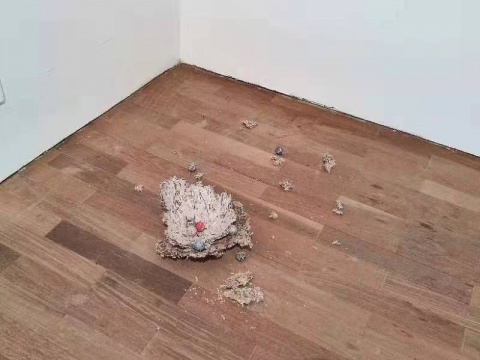 谭英杰的个展“被偷走的外壳”展览现场
谭英杰的个展“被偷走的外壳”展览现场
