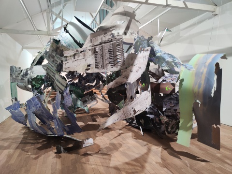 谭英杰的个展“被偷走的外壳”展览现场
谭英杰的个展“被偷走的外壳”展览现场
