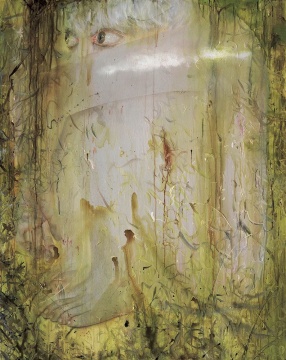 《照亮夜色无垠 VII》 180x180cm 丙烯画布 2008
《照亮夜色无垠 VII》 180x180cm 丙烯画布 2008