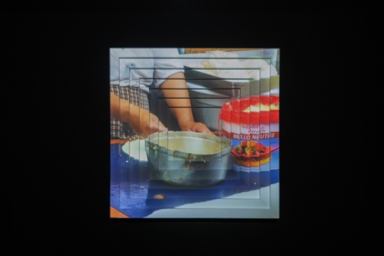玛利亚姆·本纳尼《渐次王国》双泡沫塑料屏上有声数码影像投影 彩色有声 5分52秒 2015-2016
图片由巴黎巴莱斯·赫特林画廊提供 © 玛利亚姆·本纳
