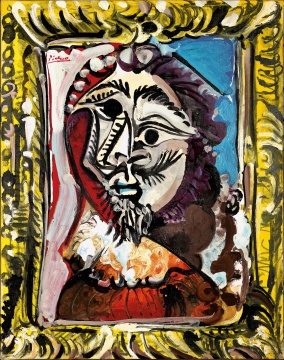 巴布罗·毕加索《画框中的男子半身像》 92 x 73 cm 油彩 画布 1969

成交价：174,950,000港元
