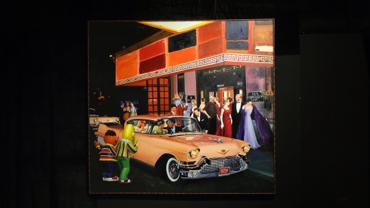 《生活道具—奔赴一场华丽的色域绘画展》
220×200cm 布面油画 2021-2022
《生活道具—奔赴一场华丽的色域绘画展》
220×200cm 布面油画 2021-2022