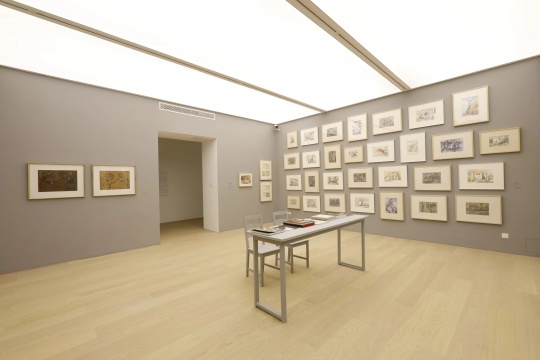 罗中立“重返起点”展览现场
罗中立“重返起点”展览现场