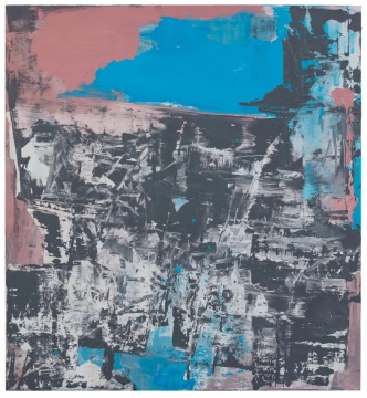 《蓝调 21-6》130 x 120 cm 布面油画 2021
《蓝调 21-6》130 x 120 cm 布面油画 2021