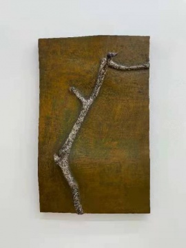 康靖《互联纪-脊5#》 59×37×11cm 树枝、香樟木、大漆、麻布、环氧树脂 2019-2022
康靖《互联纪-脊5#》 59×37×11cm 树枝、香樟木、大漆、麻布、环氧树脂 2019-2022
