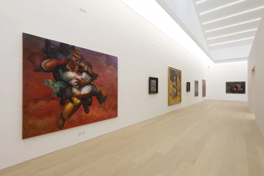 罗中立“重返起点”展览现场
罗中立“重返起点”展览现场