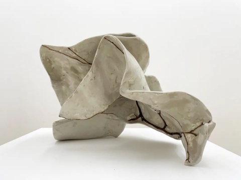 康靖《骨感1#》54×30×63cm 树枝、环氧树脂、玻璃纤维  2019-2022
