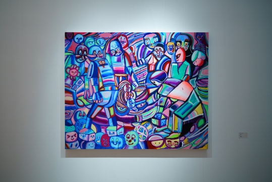 “鳖，嬉皮”梁曼勇个展现场
