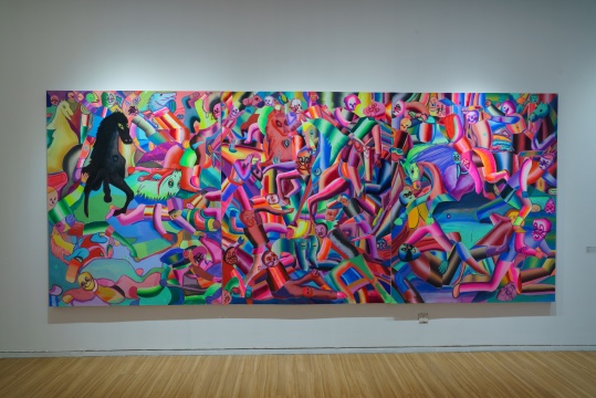 “鳖，嬉皮”梁曼勇个展现场
