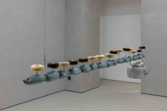 张移北“面颊上的舌头”展览现场
张移北“面颊上的舌头”展览现场