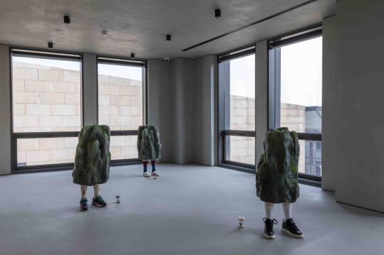 陶辉“面颊上的舌头”展览现场
陶辉“面颊上的舌头”展览现场