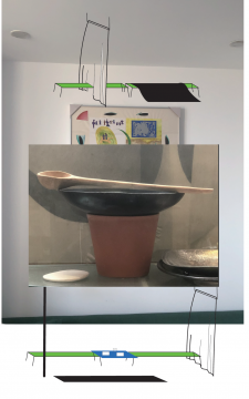 钟云舒《奖励》1200×200×50cm ⽊凳,橡胶,铁制装饰品,松针,铅球,塑料计分牌
钟云舒《奖励》1200×200×50cm ⽊凳,橡胶,铁制装饰品,松针,铅球,塑料计分牌