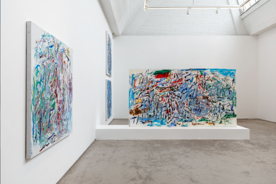 艺术怎么可能会枯萎呢?赵大钧个展“蓝色上的红线”在CLC画廊开幕 艺术怎么可能会枯萎呢?赵大钧个展“蓝色上的红线”在CLC画廊开幕