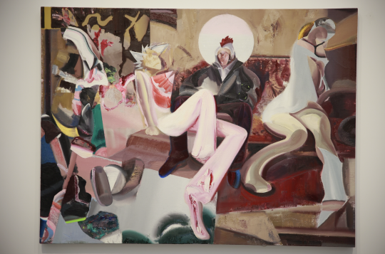 王迈《直播 NO1》 98x130cm 布面油画 2022
王迈《直播 NO1》 98x130cm 布面油画 2022