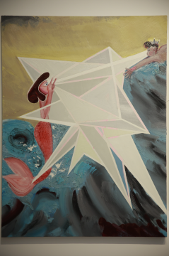 王迈 《仙女不骂人》130x98cm 布面油画 2021-2022
王迈 《仙女不骂人》130x98cm 布面油画 2021-2022