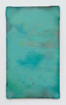 《绿踪》 360x210cm 布面油画 2021
《绿踪》 360x210cm 布面油画 2021