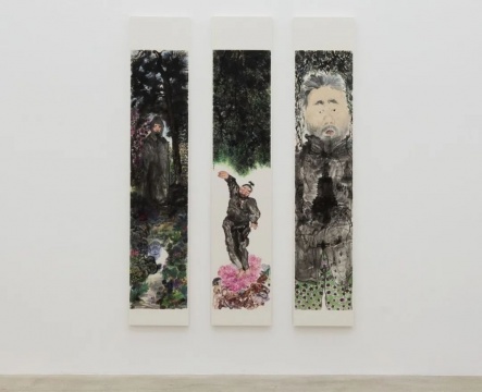 一人多面,李津在站台中国画“李津” 一人多面,李津在站台中国画“李津”