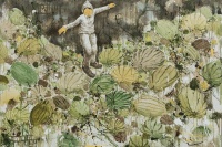成长在荒野中的男孩，李继开偏锋画廊首展