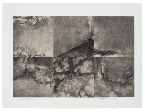 《风景之二》铜版照相腐蚀,56 × 76 cm,2019
《风景之二》铜版照相腐蚀,56 × 76 cm,2019