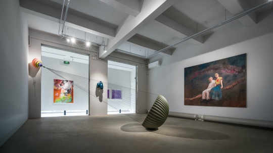 “光环上的石子”展览现场 七木空间 北京 2022
“光环上的石子”展览现场 七木空间 北京 2022