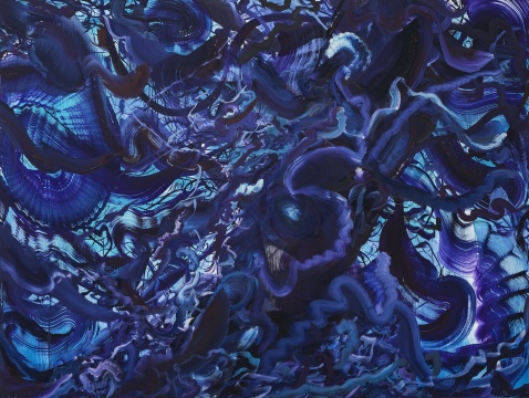 《树 #60》150 x 200 cm 油画棒 布面油画 2022
《树 #60》150 x 200 cm 油画棒 布面油画 2022