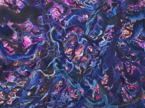 《树 #53》150 x 200 cm 油画棒 布面油画 2022
《树 #53》150 x 200 cm 油画棒 布面油画 2022