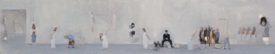 胡顺香《寻找“奥得赛·布莱恩”》138·5×24.5×158cm 综合材料 2016-2018
胡顺香《寻找“奥得赛·布莱恩”》138·5×24.5×158cm 综合材料 2016-2018