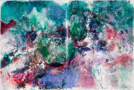 《悠想清沂4》160×240cm 布面丙烯 2017
《悠想清沂4》160×240cm 布面丙烯 2017