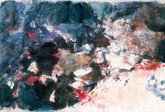 《悠想清沂5》160×240cm布面丙烯 2017
《悠想清沂5》160×240cm布面丙烯 2017