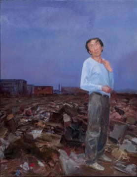 《失忆者》240×190cm 布面丙烯 2006
