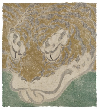 《观沙岭_Guanshaling.55》200×215cm 手工纸、墨水、亚克力 2021
《观沙岭_Guanshaling.55》200×215cm 手工纸、墨水、亚克力 2021