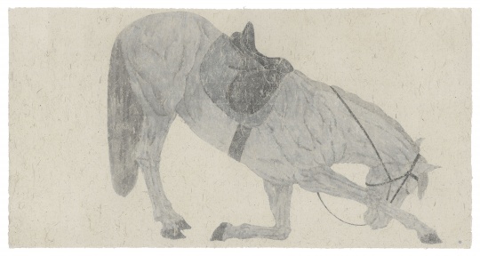 《恓惶 Terrified Beings.31》200×104cm 手工纸、墨水、亚克力 2019
《恓惶 Terrified Beings.31》200×104cm 手工纸、墨水、亚克力 2019
