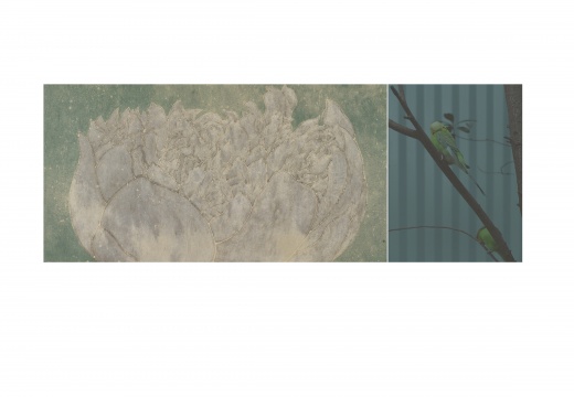 《半天堂Demi Paradise.53(搭配 物候记 Phenology.2)》200×104cm 手工纸、墨水、亚克力 2021
《半天堂Demi Paradise.53(搭配 物候记 Phenology.2)》200×104cm 手工纸、墨水、亚克力 2021