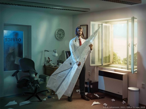 Erik Johansson, 2022 / Office Escape, 2019
Erik Johansson, 2022 / Office Escape, 2019
