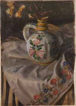 带有花卉图案的摩拉维亚民间工艺品之静物画
带有花卉图案的摩拉维亚民间工艺品之静物画