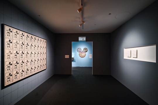 “好奇无界:米奇艺术展全球巡展北京站”展览现场
“好奇无界:米奇艺术展全球巡展北京站”展览现场
