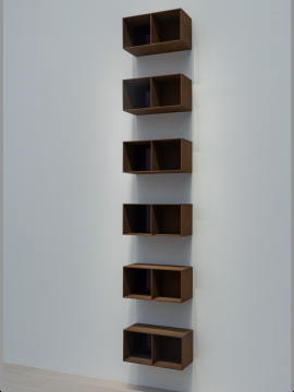“筑梦”展览现场,唐纳德·贾德《无题》1989
“筑梦”展览现场,唐纳德·贾德《无题》1989