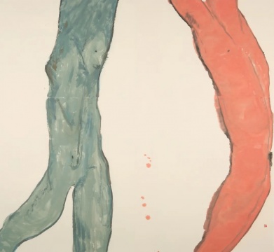 蔡承霖 《形骸No.2》180×194cm 纸本水墨 2019
蔡承霖 《形骸No.2》180×194cm 纸本水墨 2019
