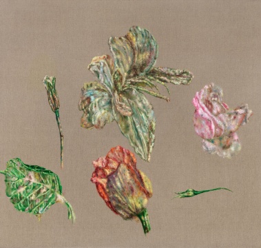 《百合花》200×190cm 布面油画 2020
《百合花》200×190cm 布面油画 2020