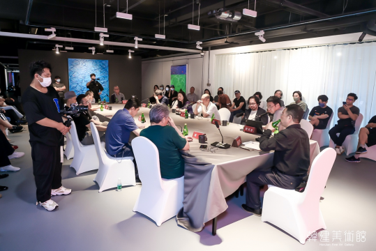 聂继军作品展学术研讨会现场
聂继军作品展学术研讨会现场