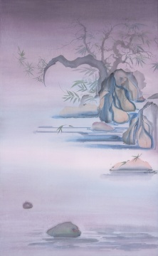 《早春图-1》 155cm×97cm,水印木刻(独幅) 宣纸 ,2021
《早春图-1》 155cm×97cm,水印木刻(独幅) 宣纸 ,2021