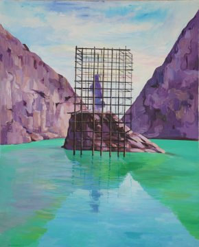 刘唯艰《以此命名为天鹅湖》(Named Swan Lake After This)210×170cm 2020 刘唯艰《以此命名为天鹅湖》(Named Swan Lake After This)210×170cm 2020