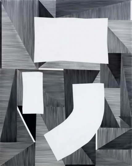 《FUSG》195×155cm 布面油彩、丙烯 2019
《FUSG》195×155cm 布面油彩、丙烯 2019